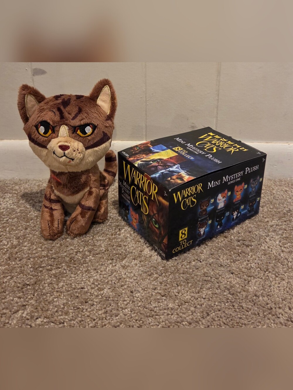 Warrior Cats Mini Mystery Plush Cat - Brown Tabby- Brambleclaw NIB
